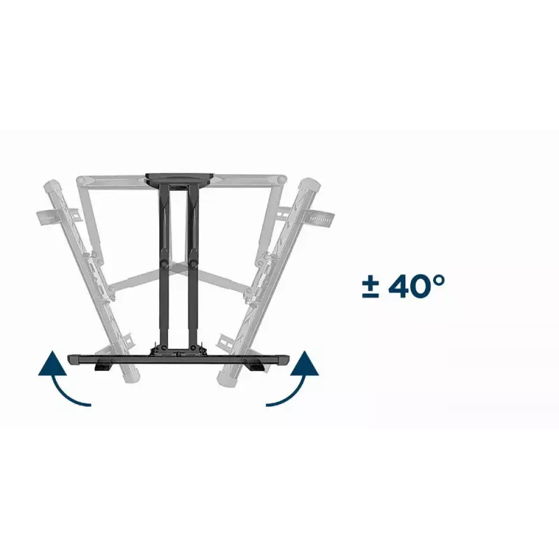 Soporte de TV Gembird WM-58ST-01 acero 58 pulgadas 36,4 kg de capacidad de carga