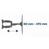 Soporte de TV Gembird WM-58ST-01 acero 58 pulgadas 36,4 kg de capacidad de carga