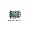 Soporte de pared para TV Gembird WM-80ST-01 acero para pantallas de 40–80 pulgadas, 50 kg, VESA 100×100–600×400, inclinable y orientable