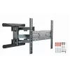 Soporte de pared para TV Gembird WM-80ST-01 acero para pantallas de 40–80 pulgadas, 50 kg, VESA 100×100–600×400, inclinable y orientable