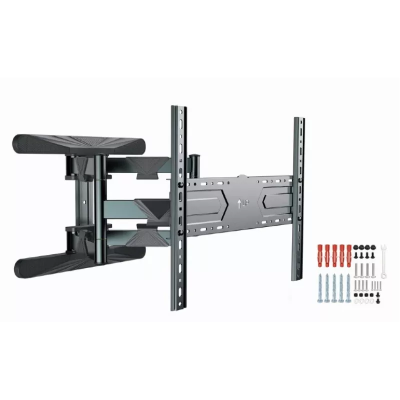 Soporte de pared para TV Gembird WM-80ST-01 acero para pantallas de 40–80 pulgadas, 50 kg, VESA 100×100–600×400, inclinable y orientable