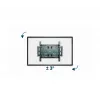 Soporte de pared para TV Gembird WM-80ST-01 acero para pantallas de 40–80 pulgadas, 50 kg, VESA 100×100–600×400, inclinable y orientable