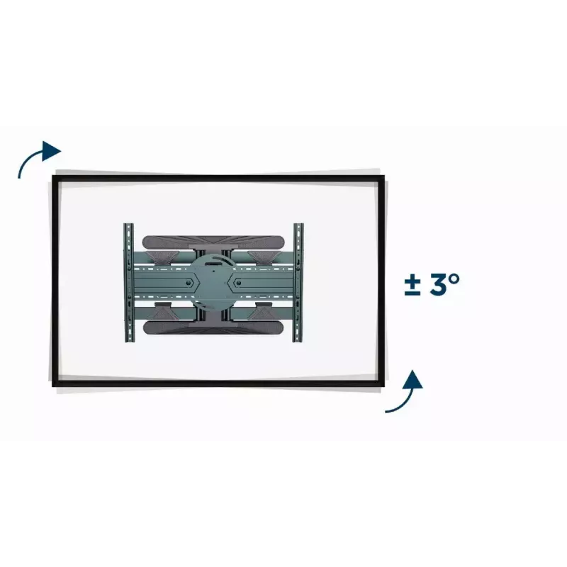 Soporte de pared para TV GEMBIRD orientación total giratorio, 40–80 pulgadas