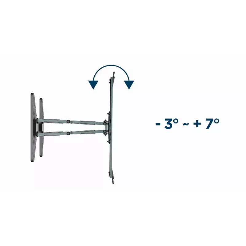 Soporte de pared para TV GEMBIRD orientación total giratorio, 40–80 pulgadas