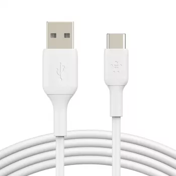 Cable USB Belkin BoostCharge CAB001BT1MWH 1m USB A a USB C blanco