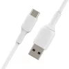 Cable USB Belkin BoostCharge CAB001BT1MWH 1m USB A a USB C blanco