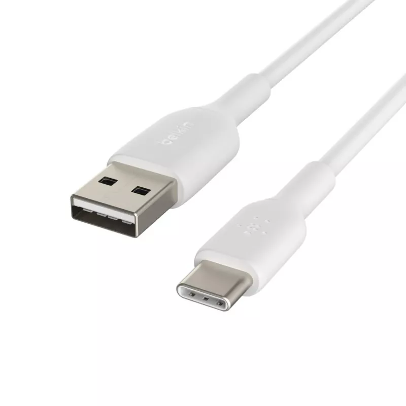 Cable USB Belkin BoostCharge CAB001BT1MWH 1m USB A a USB C blanco