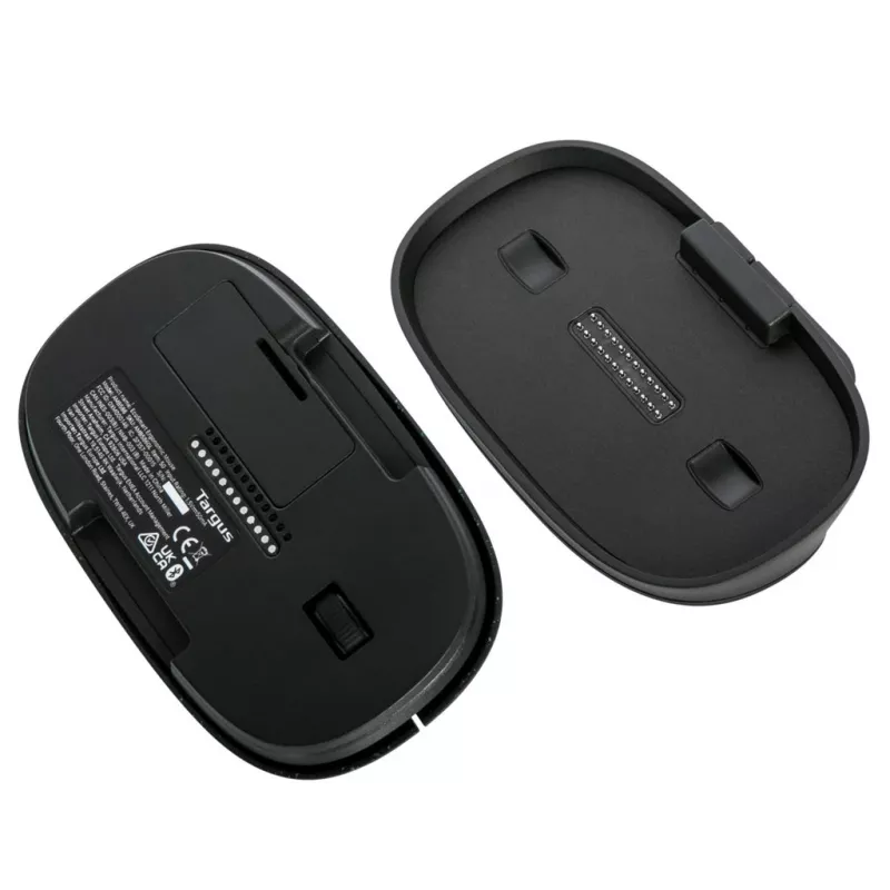 Targus ErgoFlip EcoSmart ratón Bluetooth ergonómico y ambidiestro AMB586GL, negro