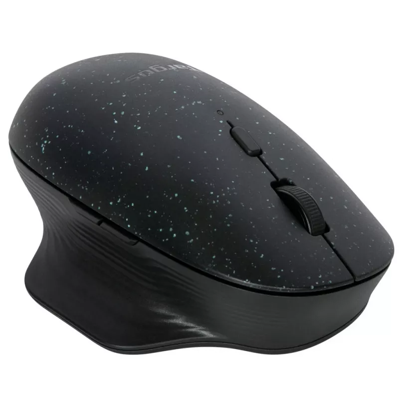 Targus ErgoFlip EcoSmart ratón Bluetooth ergonómico y ambidiestro AMB586GL, negro