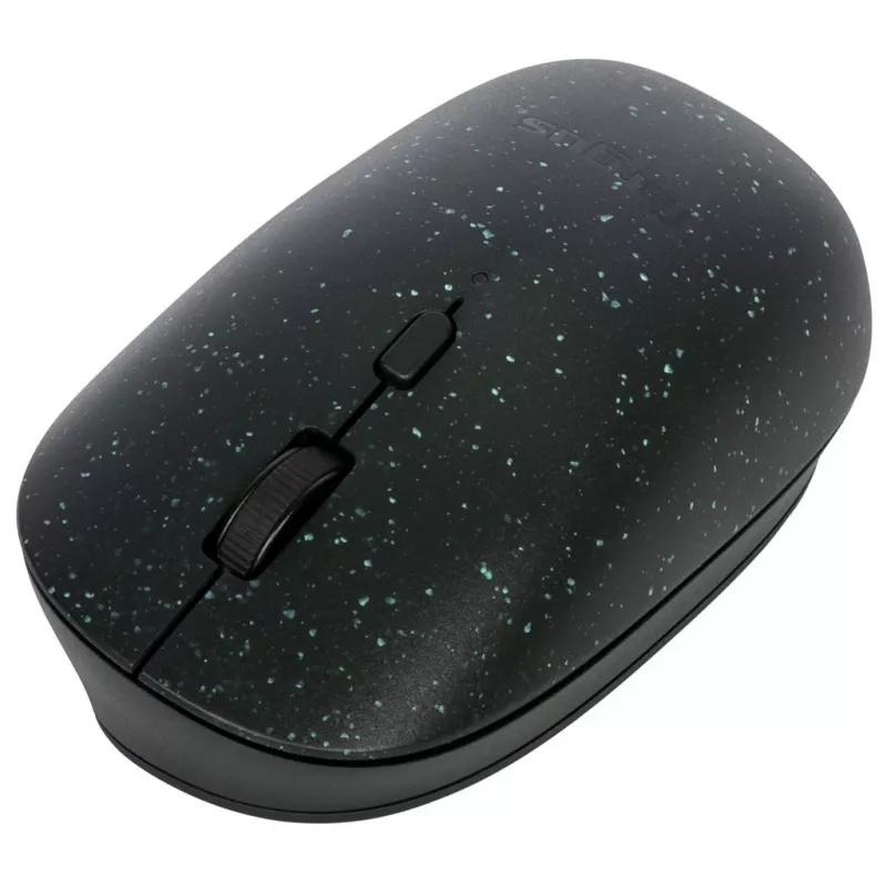 Targus ErgoFlip EcoSmart ratón Bluetooth ergonómico y ambidiestro AMB586GL, negro