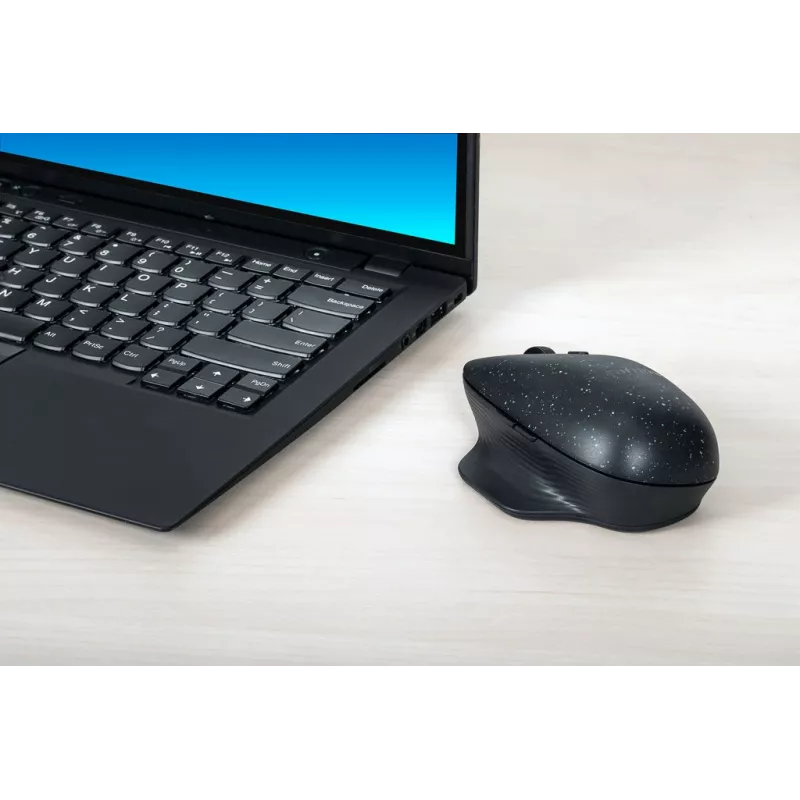 Targus ErgoFlip EcoSmart ratón Bluetooth ergonómico y ambidiestro AMB586GL, negro