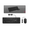Lenovo 160 Teclado ratón incluido Home/Office USB US English negro