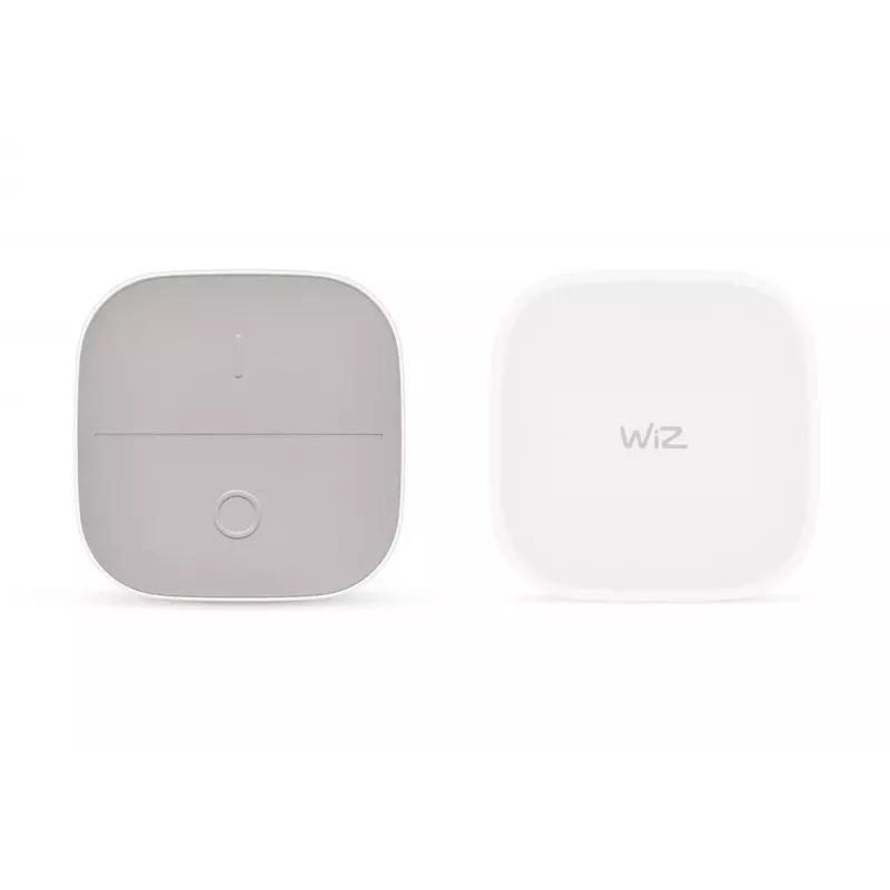 WiZ Portable Button 929003501301 mando a distancia para iluminación inteligente, con pilas, 6,0 x 6,0 x 2,5 cm