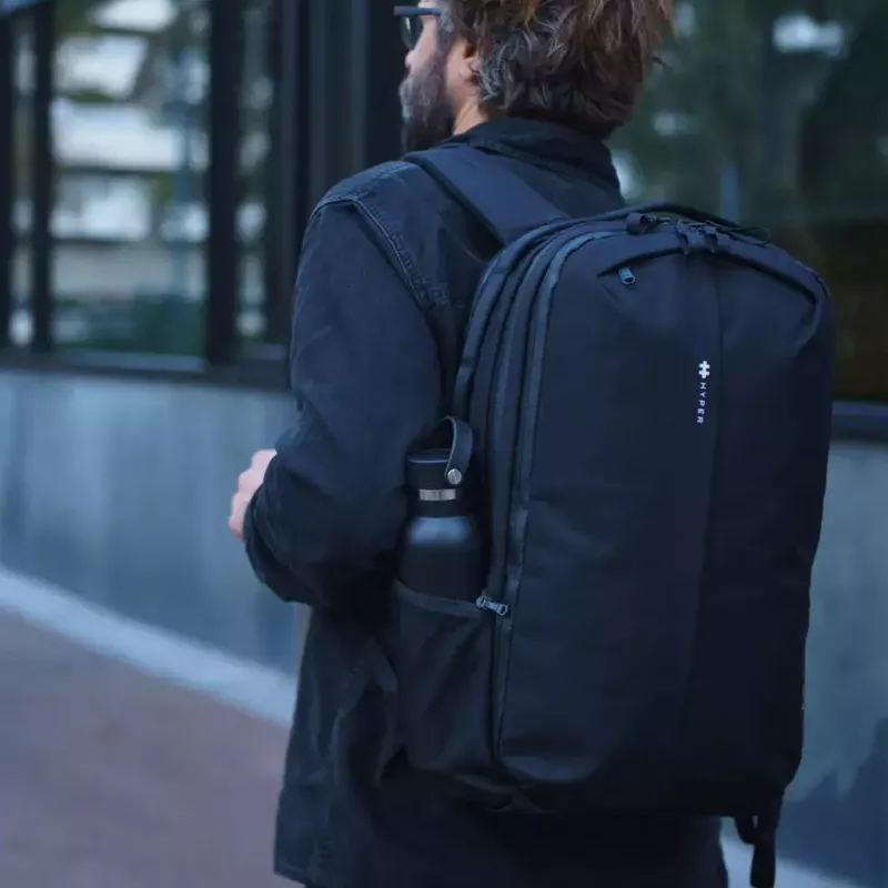 Mochila de ocio HYPER HyperPack Pro negra Cordura nailon 490 mm