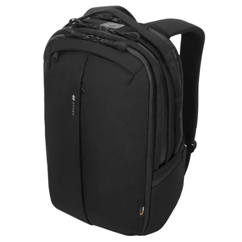 Mochila de ocio HYPER HyperPack Pro negra Cordura nailon 490 mm