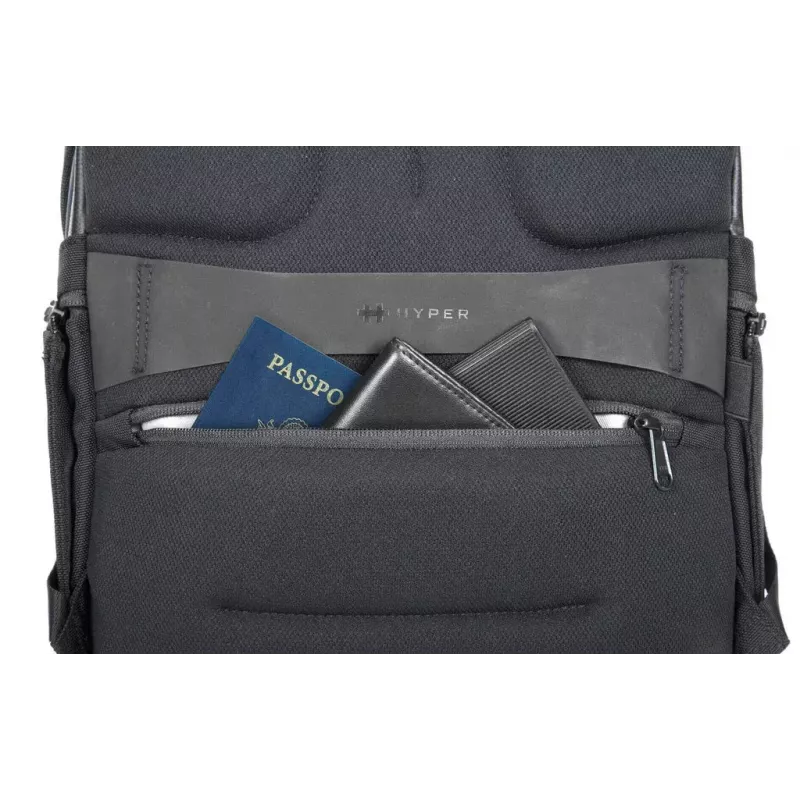Mochila de ocio HYPER HyperPack Pro negra Cordura nailon 490 mm