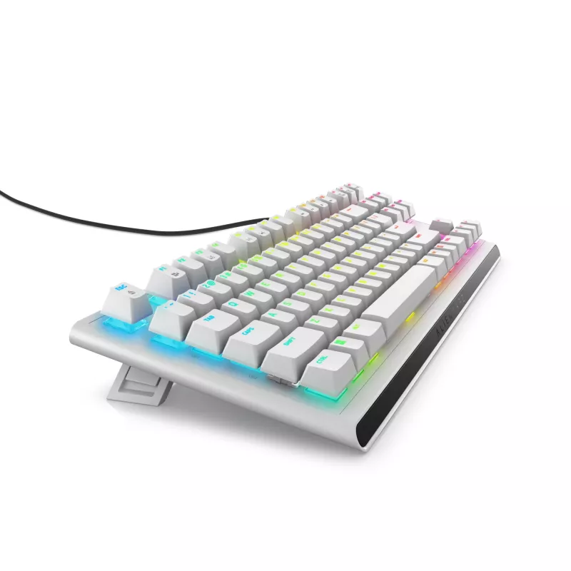 Teclado gaming Alienware AW420K USB QWERTY US International blanco