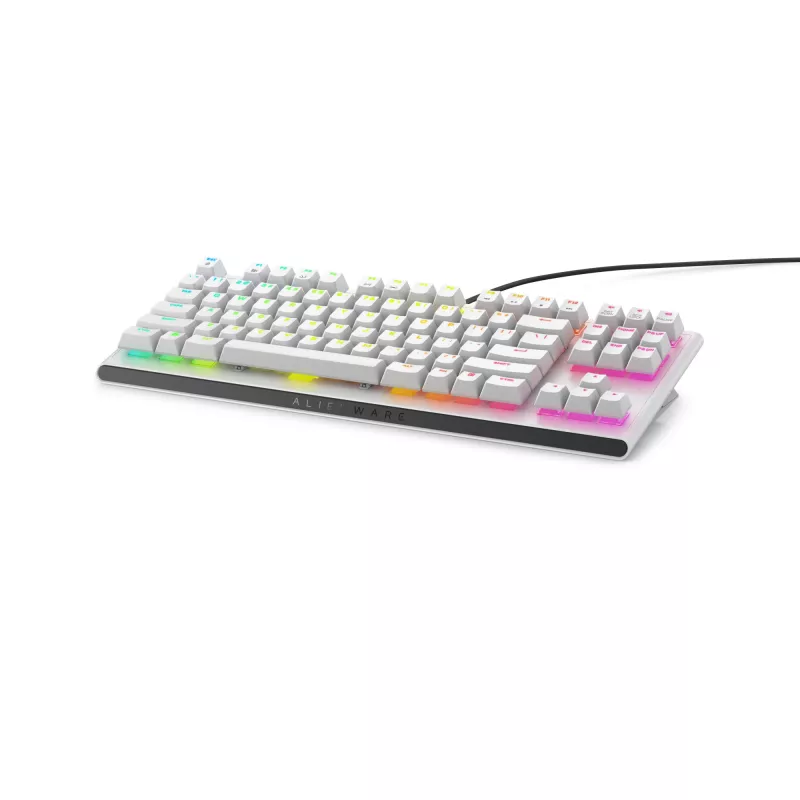 Teclado gaming Alienware AW420K USB QWERTY US International blanco