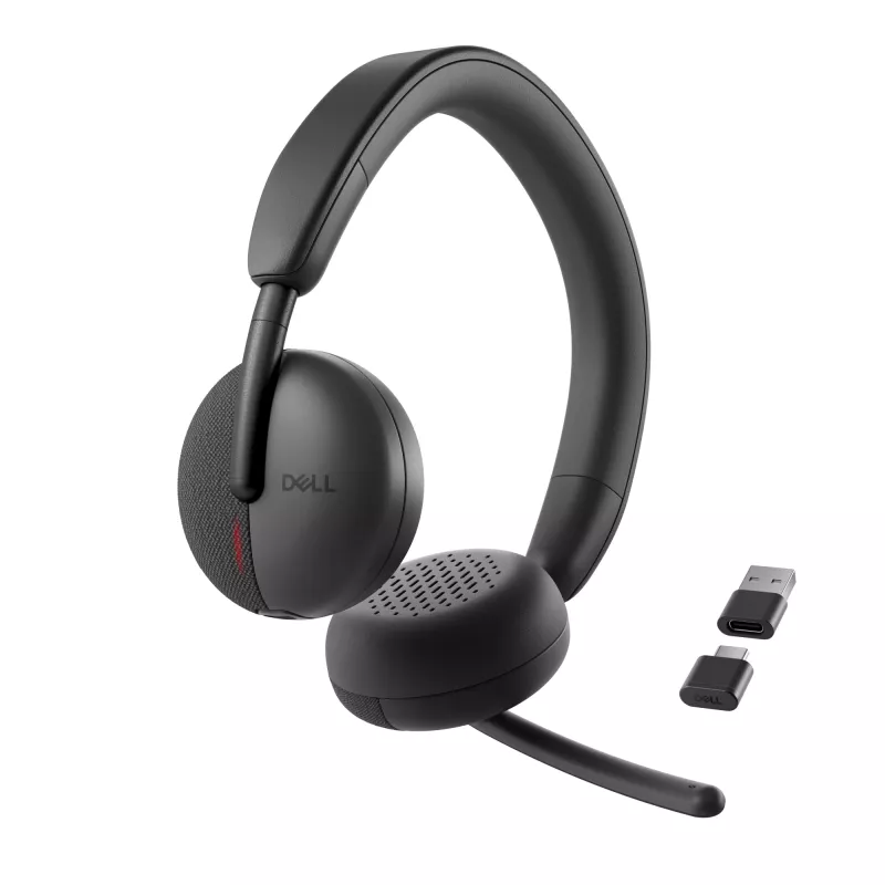 Auriculares inalámbricos DELL Pro - WL3024, con cable e inalámbricos, telefonía/música, 20 - 20000 Hz, 182 g, auriculares, negro