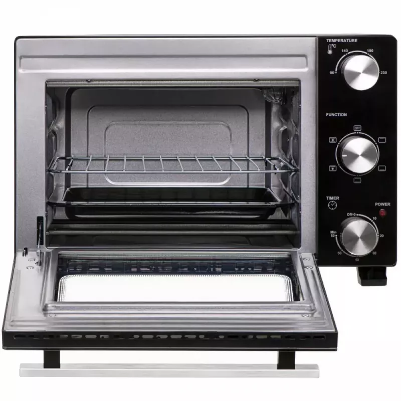 Horno de sobremesa eléctrico Adler AD 6024 — compacto, 22 l de capacidad, 1300 W, negro