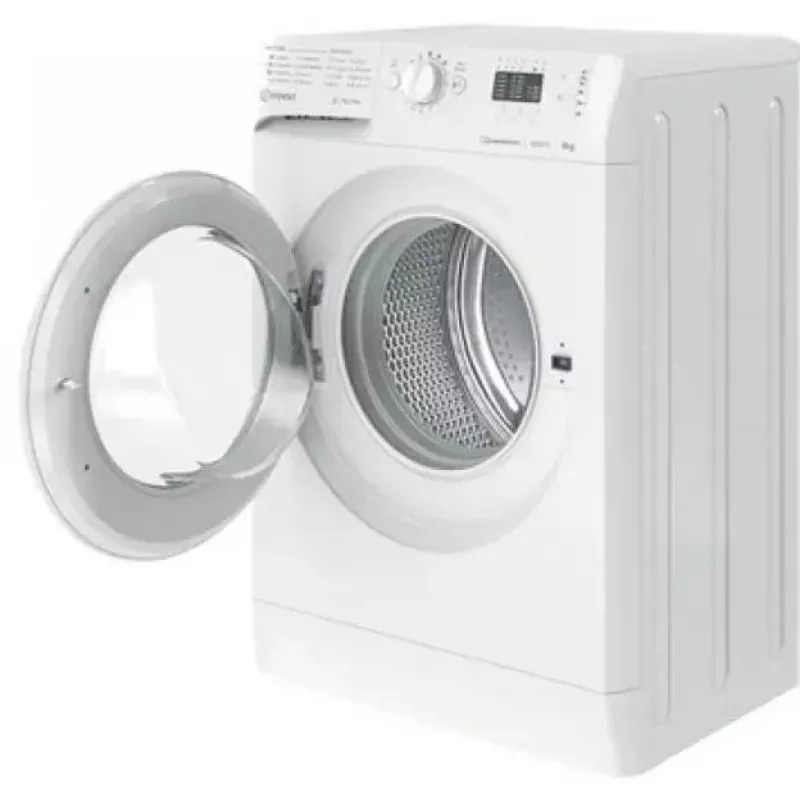 Lavadora de carga frontal INDESIT MTWSA 61294 W EE, 6 kg, motor inverter, clase de eficiencia energética C