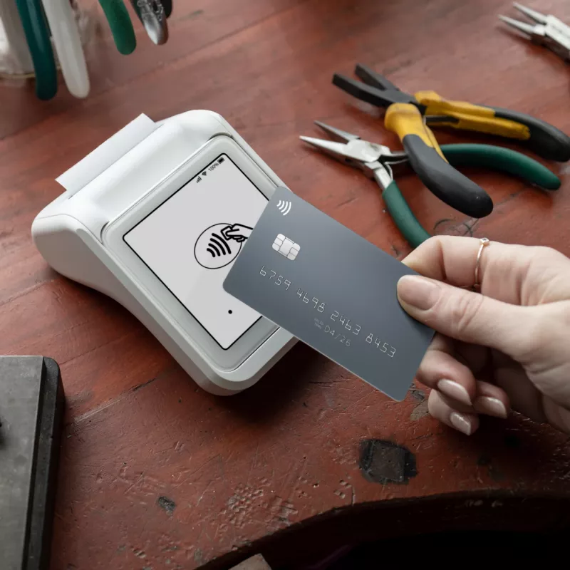 SumUp Solo Printer lector de tarjetas inteligente batería Wi-Fi blanco