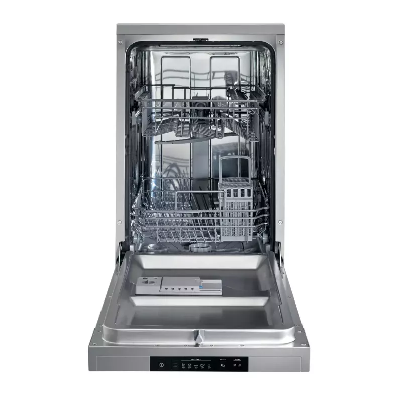 Lavavajillas independiente Gorenje GS520E15S, estrecho 45 cm, 9 cubiertos, 47 dB, gris