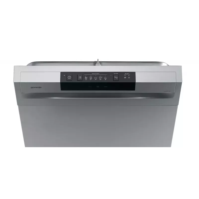 Lavavajillas independiente Gorenje GS520E15S, estrecho 45 cm, 9 cubiertos, 47 dB, gris
