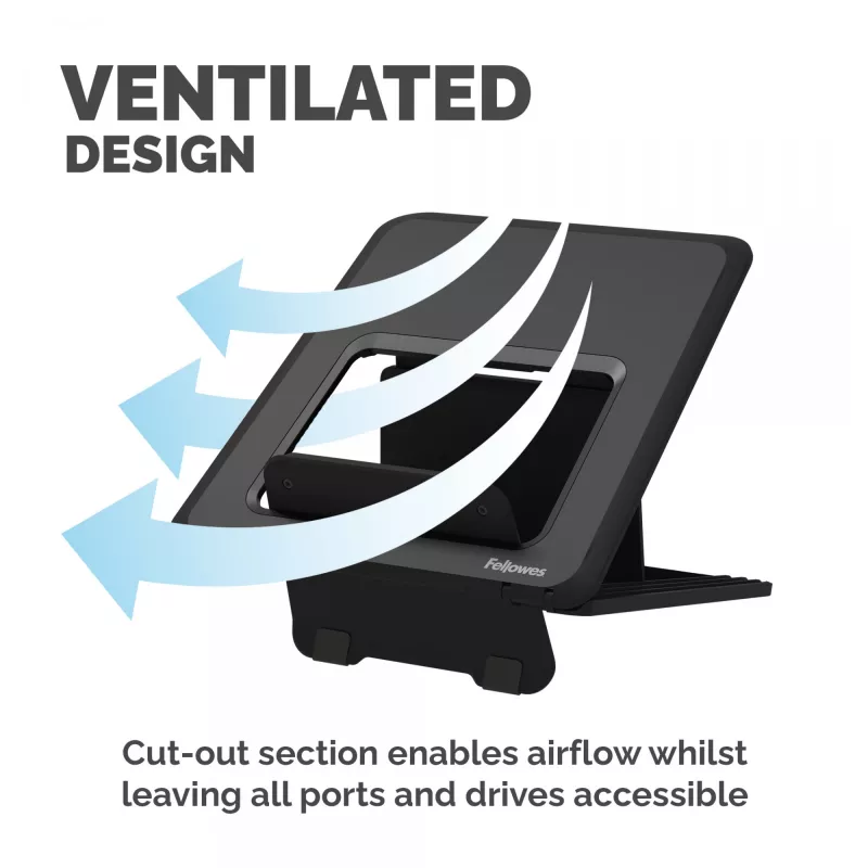 Fellowes soporte para portátil de escritorio - Breyta elevador de portátil ajustable