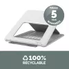 Fellowes soporte para portátil de escritorio - Breyta elevador de portátil ajustable para hogar y oficina - soporte portátil con 12 niveles de altura - tamaño máx. de portátil 14 pulgadas, peso máx. 4 kg - blanco