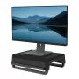 Fellowes soporte para monitor de ordenador con 3 niveles de altura - Breyta elevador de monitor con gestión de cables - soporte de monitor ergonómico y ajustable para ordenador - peso máx. 15 kg - negro