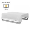 Fellowes Breyta 100016561 elevador de monitor, 3 posiciones de altura, portátil con asa, blanco