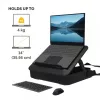 Fellowes funda para portátil con soporte integrado - Breyta funda para portátil con cierre para trabajo híbrido y portátiles de hasta 14 pulgadas/4 kg - negra