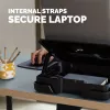 Fellowes funda para portátil con soporte integrado - Breyta funda para portátil con cierre para trabajo híbrido y portátiles de hasta 14 pulgadas/4 kg - negra