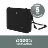 Fellowes funda para portátil con soporte integrado - Breyta funda para portátil con cierre para trabajo híbrido y portátiles de hasta 14 pulgadas/4 kg - negra