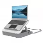 Fellowes funda para portátil con soporte integrado – Breyta funda para portátil con cierre para trabajo híbrido y portátiles de hasta 14 pulgadas/4 kg – blanca