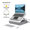 Fellowes funda para portátil con soporte integrado – Breyta funda para portátil con cierre para trabajo híbrido y portátiles de hasta 14 pulgadas/4 kg – blanca