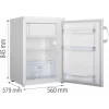 Frigorífico combinado Gorenje RB492PW independiente 119 L blanco