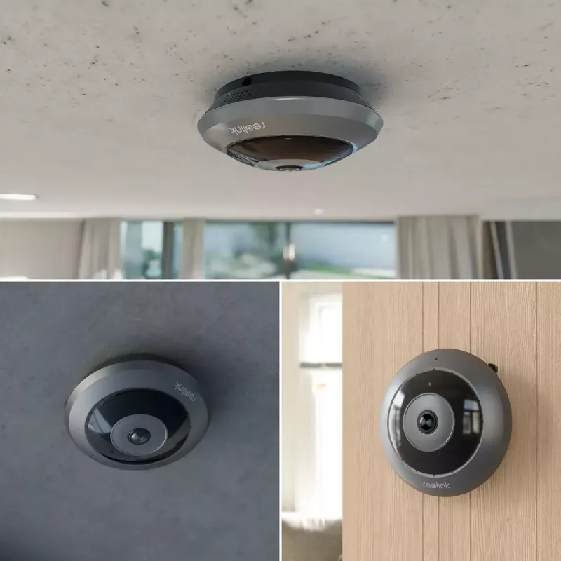 Cámara de seguridad IP Reolink Fisheye P520 6MP domo, 2560×2560, 180° fisheye, PoE/DC, microSD hasta 256 GB