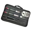 Set de utensilios de barbacoa Adler AD 6727 — acero inoxidable, 4 piezas