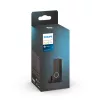 Sensor de contacto Philips Secure, inalámbrico, ZigBee, negro, puerta/ventana, cinta adhesiva/tornillo, III