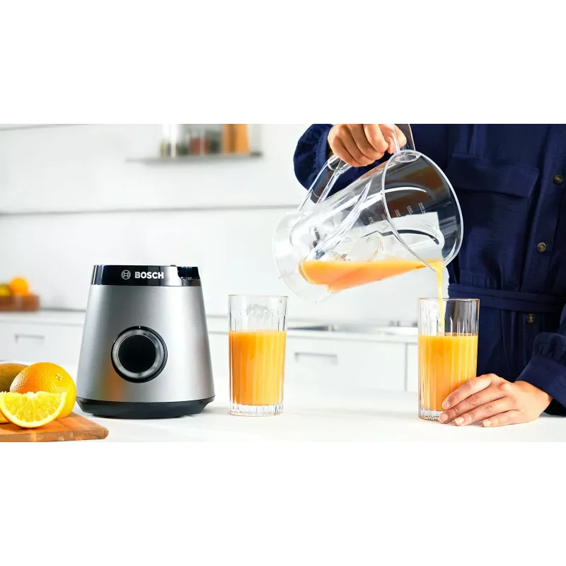 Batidora Bosch Serie 4 MMB6141S 1,5 l batidora de vaso 1200 W plata