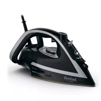 Plancha Tefal Puregliss FV8062E0 plancha en seco y de vapor suela Durilium AirGlide Autoclean 3000 W negra, gris