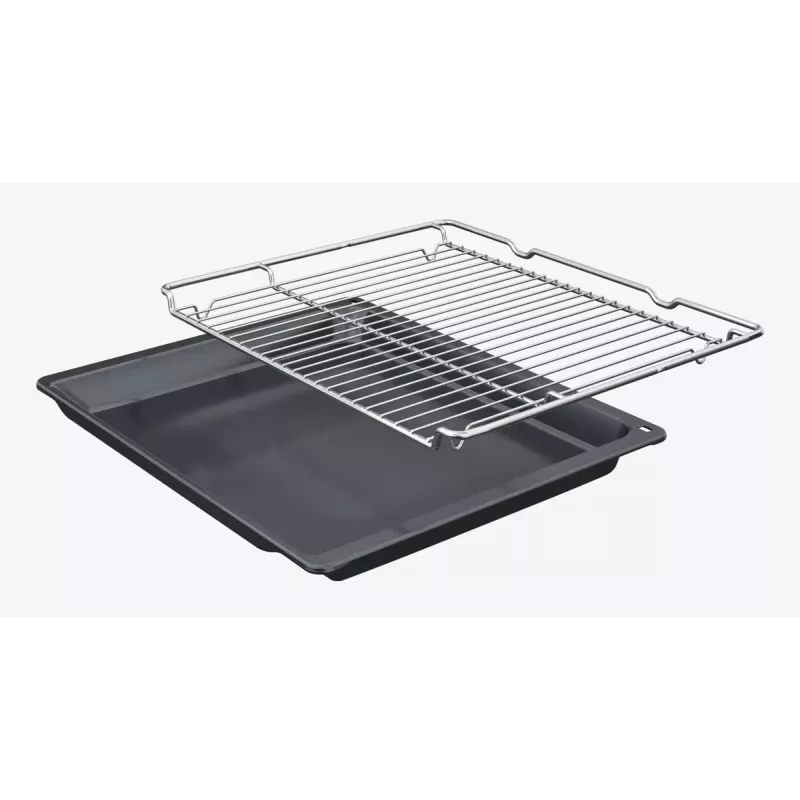 Horno empotrable Bosch Serie 8 HBG7721B1 — eléctrico, 71 L, autolimpieza pirolítica, control táctil, Wi‑Fi, lámpara halógena, negro