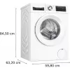Lavadora Bosch WGG244ZMSN, carga frontal 9 kg, clase de eficiencia energética A
