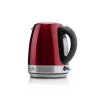 Hervidor eléctrico ETA 1,2 L 2100 W rojo — acero inoxidable, indicador de nivel de agua