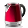 Hervidor eléctrico ETA 1,2 L 2100 W rojo — acero inoxidable, indicador de nivel de agua