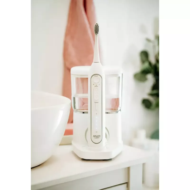 Cepillo de dientes Adler 2 en 1 irrigador dental Sonic Brush AD 2180w