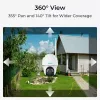 Cámara de vigilancia IP Reolink Argus Series B430 — 5 MP, inalámbrica, batería/solar 6000 mAh, domo, interior/exterior, PIR, giro 355°, inclinación 140°