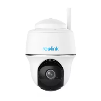 Cámara de vigilancia IP Reolink Argus Series B430 — 5 MP, inalámbrica, batería/solar 6000 mAh, domo, interior/exterior, PIR, giro 355°, inclinación 140°